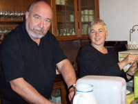 Nach der F&uuml;hrung gab es noch Neuer Wein und Zwiebelkuchen